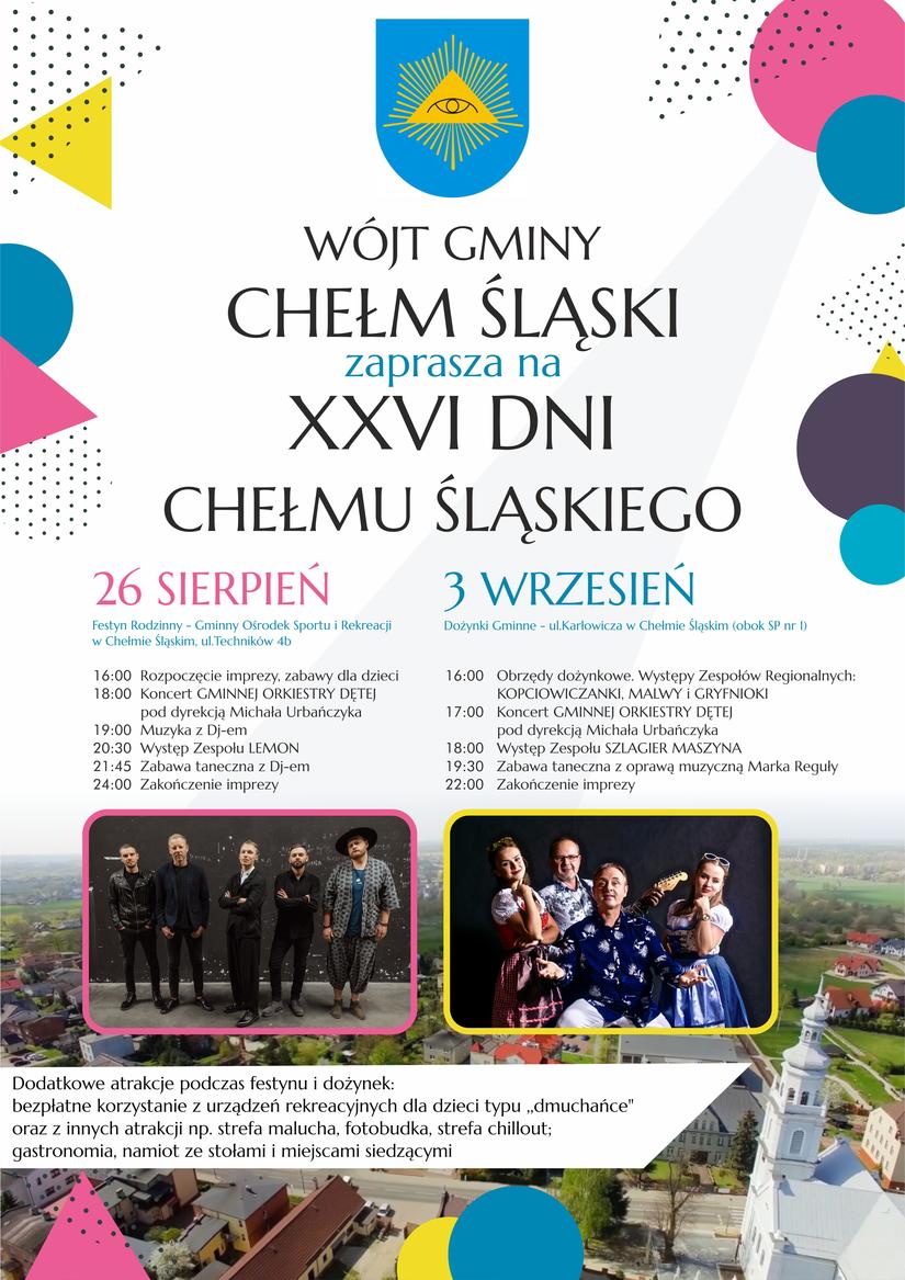 zdjecia na stronie XXVI Dni Chełmu Śląskiego