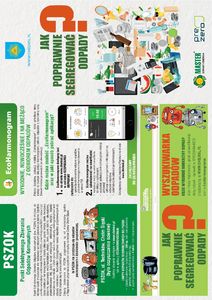 Jak poprawnie segregować odpady - plakat cz2