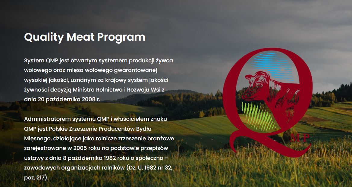 Opis do plakatu pod postem. Logotyp na łące 