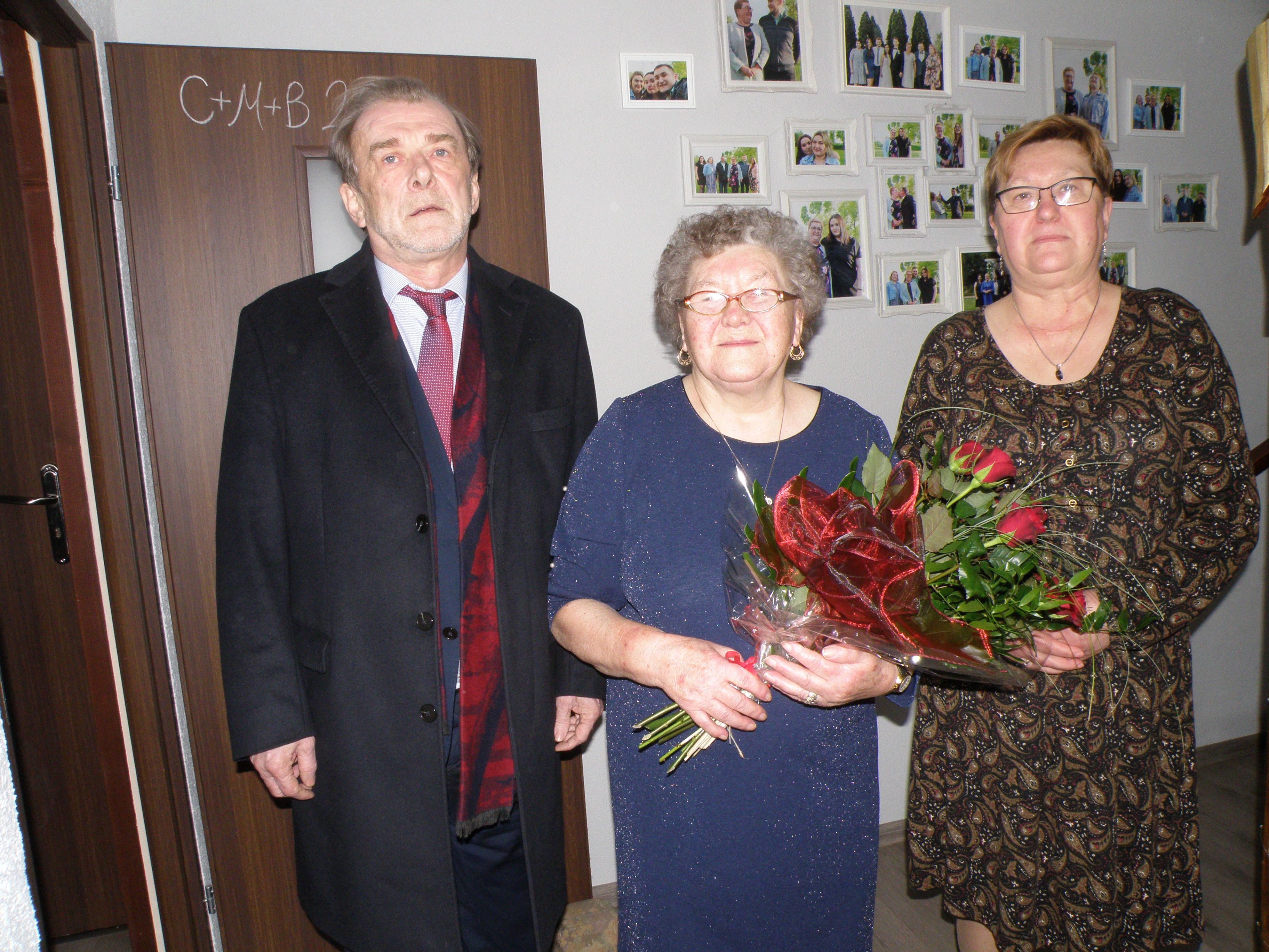 Wójt Gminy z jubilatką