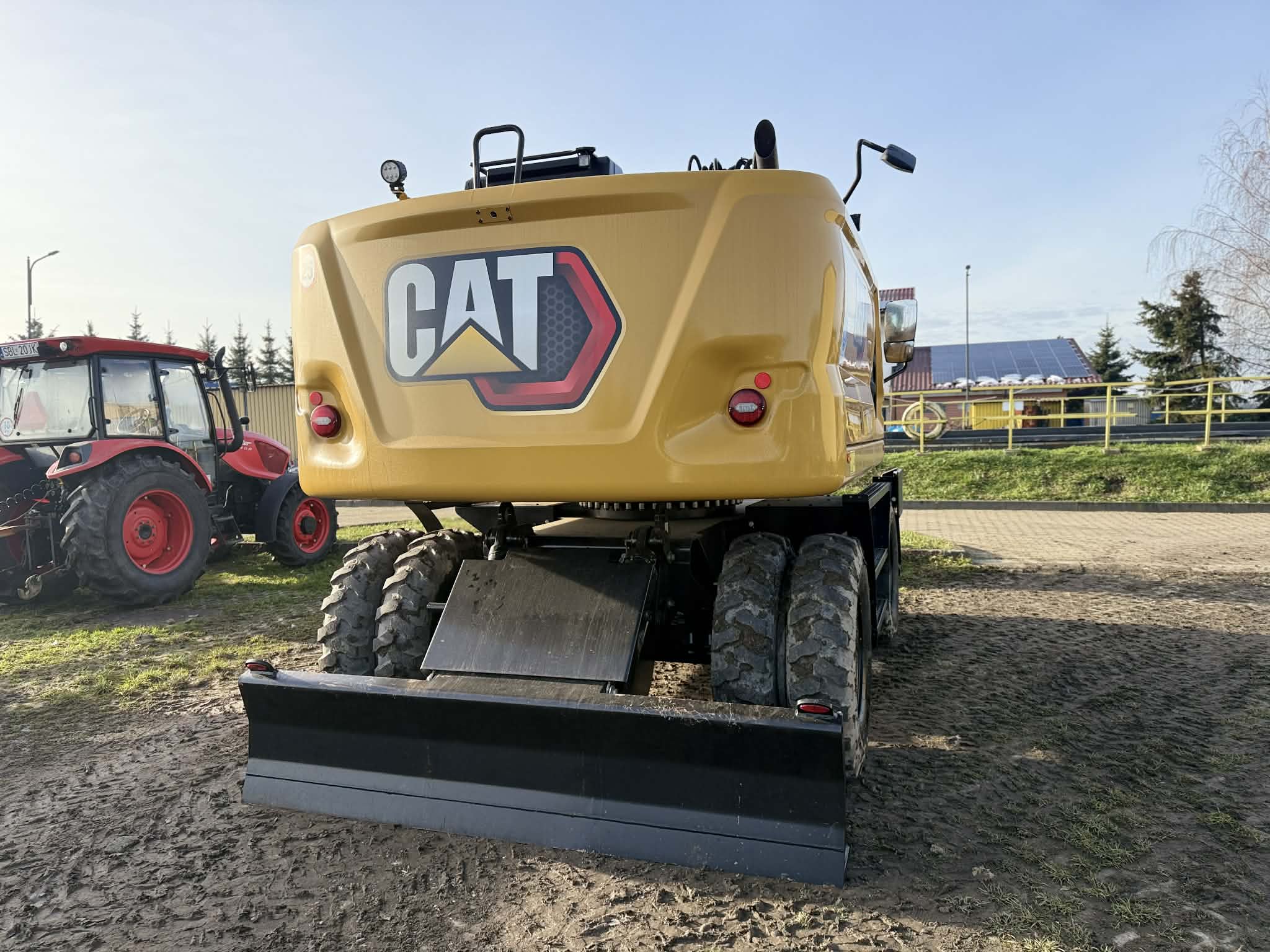 Koparka - widok z ptyłu 