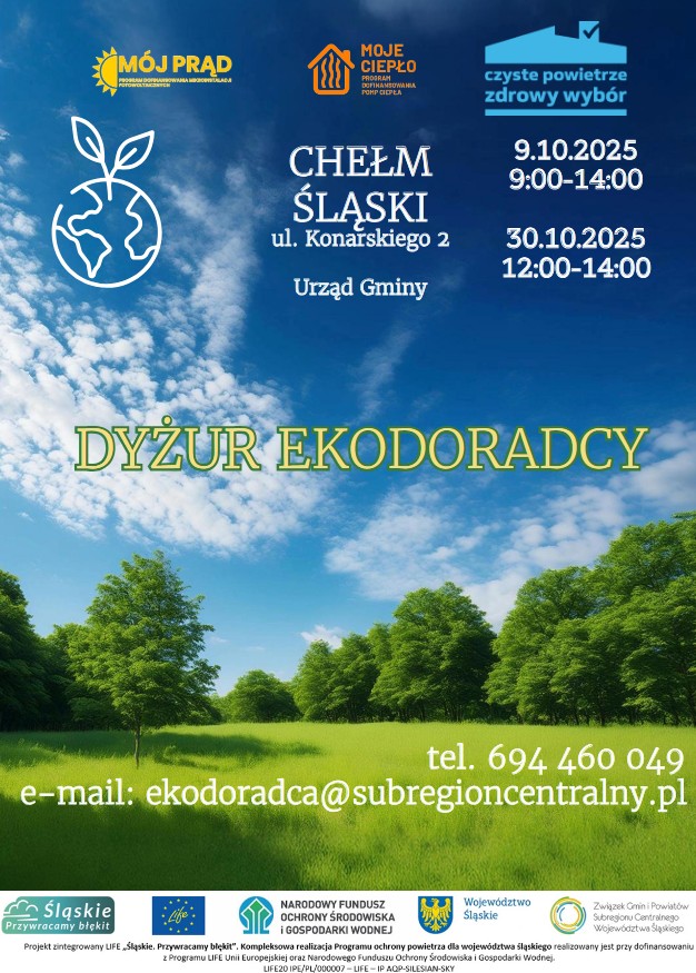 Plakat promujacy wydarzenie. Opis w poście. Na zdjęciu łąka a w tle drzewa 