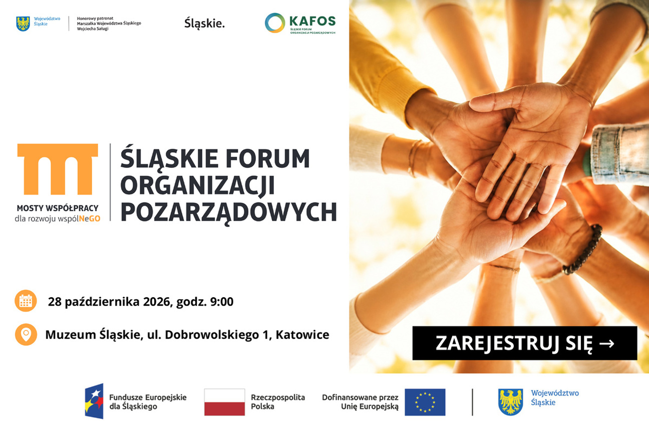 Plakat promujący wydarzenie a na nim dłonie i opis. Infromacje znajdują się w poście. 