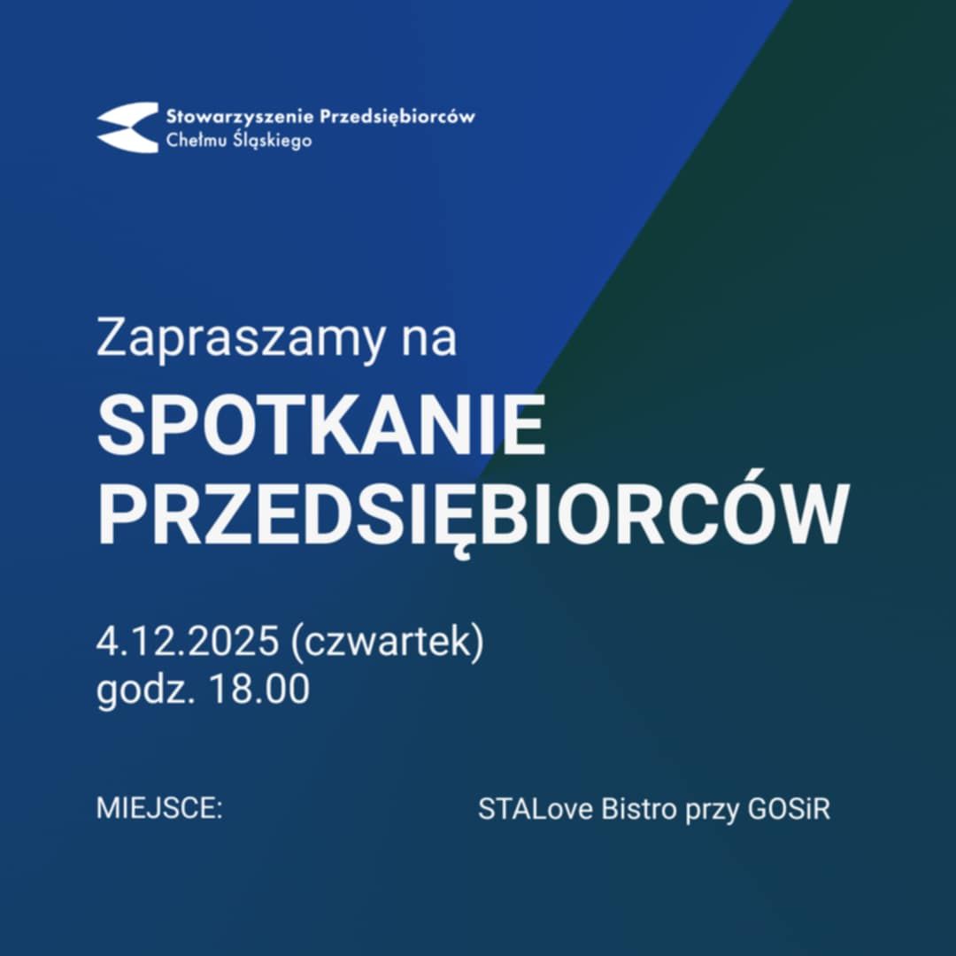 Plakat promujący wydarzenie. Na granatowo czarnym tle opis wydarzenia