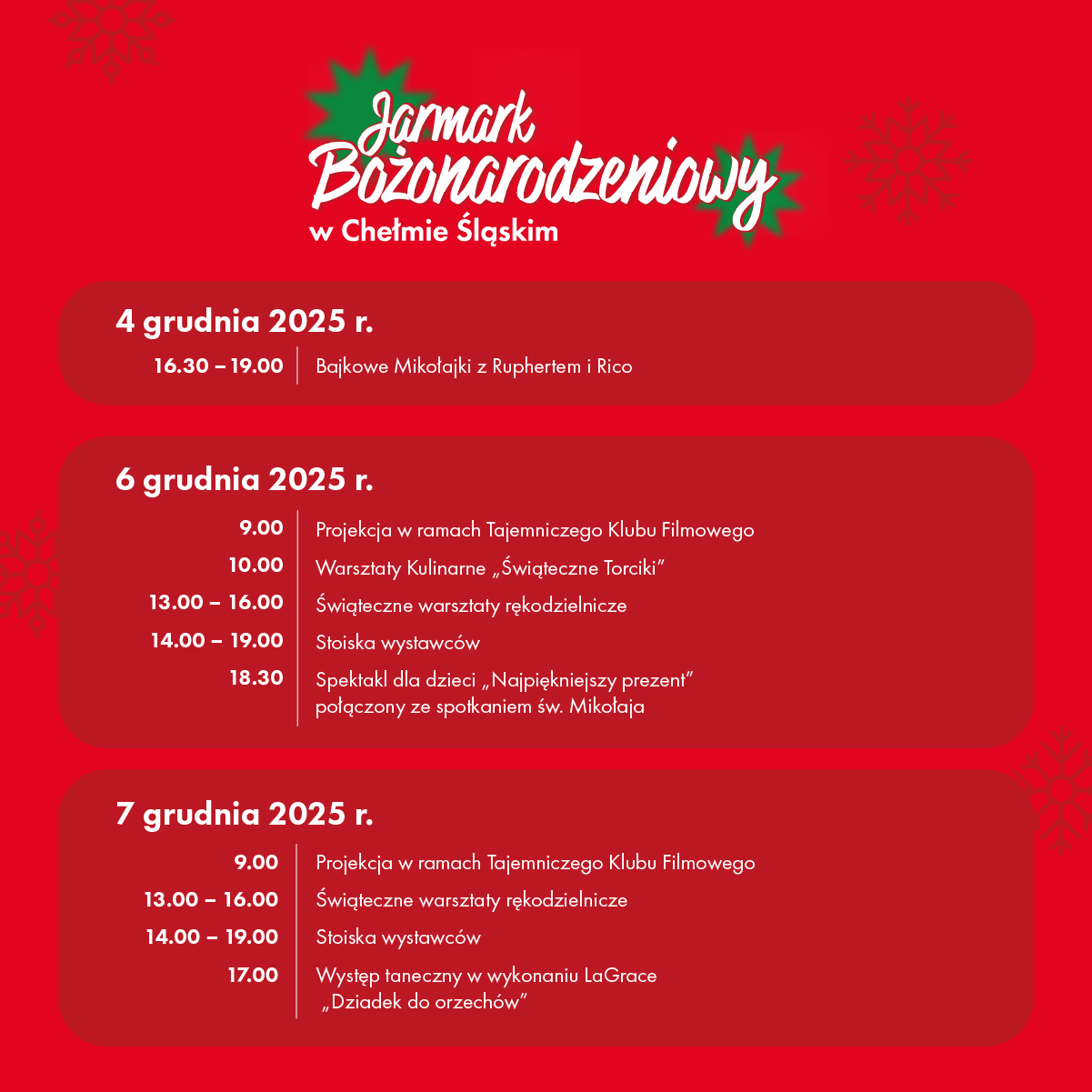 Plakat promujący wydarzenie - opis w poście 