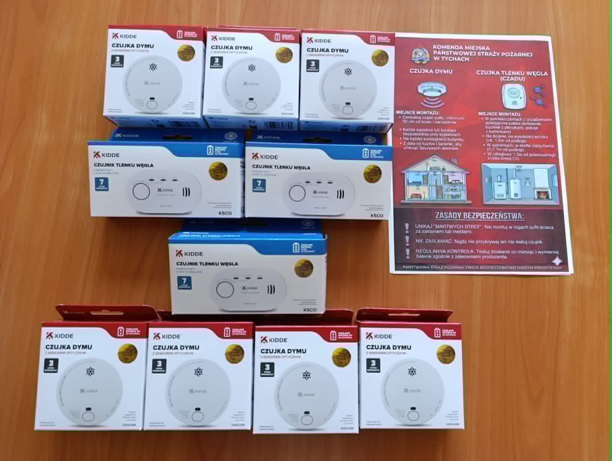 Czujki dymu i instrukcja obsługi