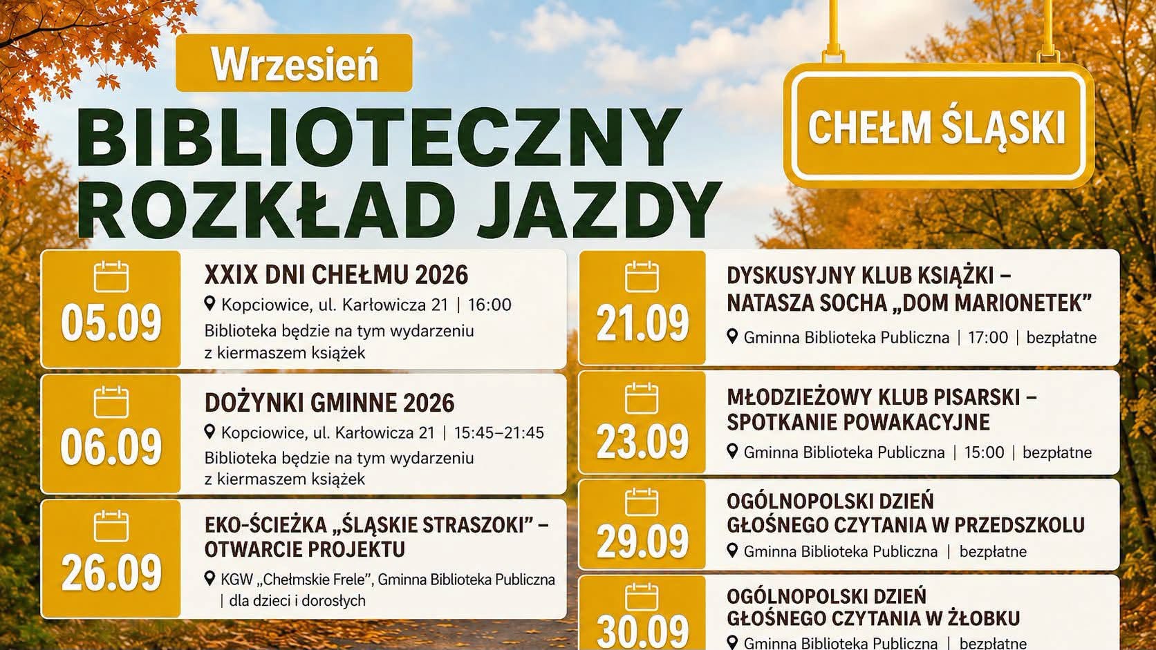 Plakat promujący wydarzenie 
