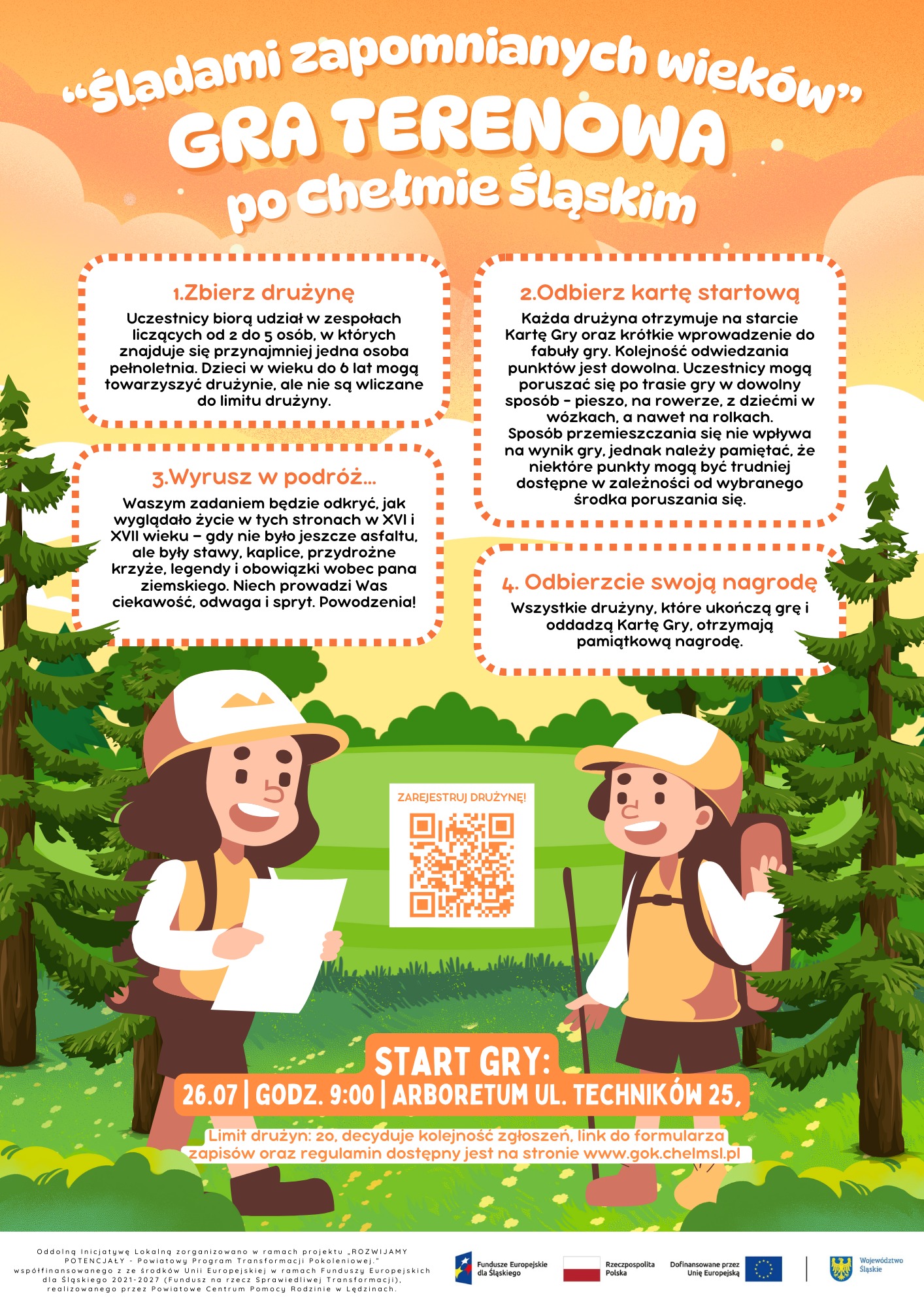 Plakat animacyjny - opis zabawy w poście 