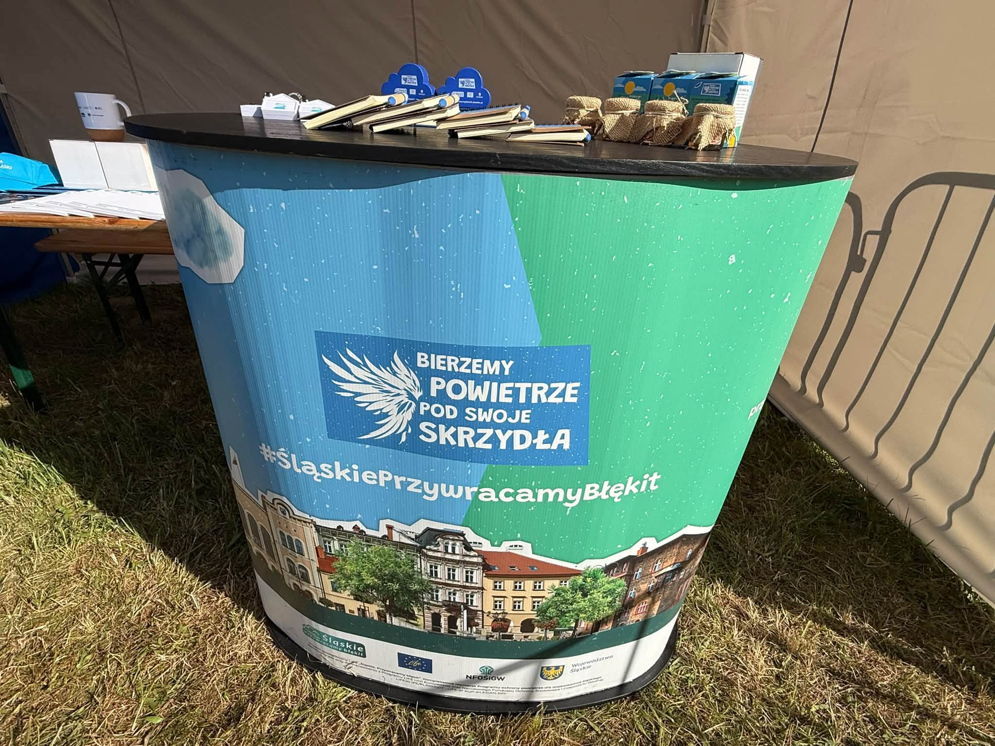 Miejsce promujące czyste powietrze - stoisko