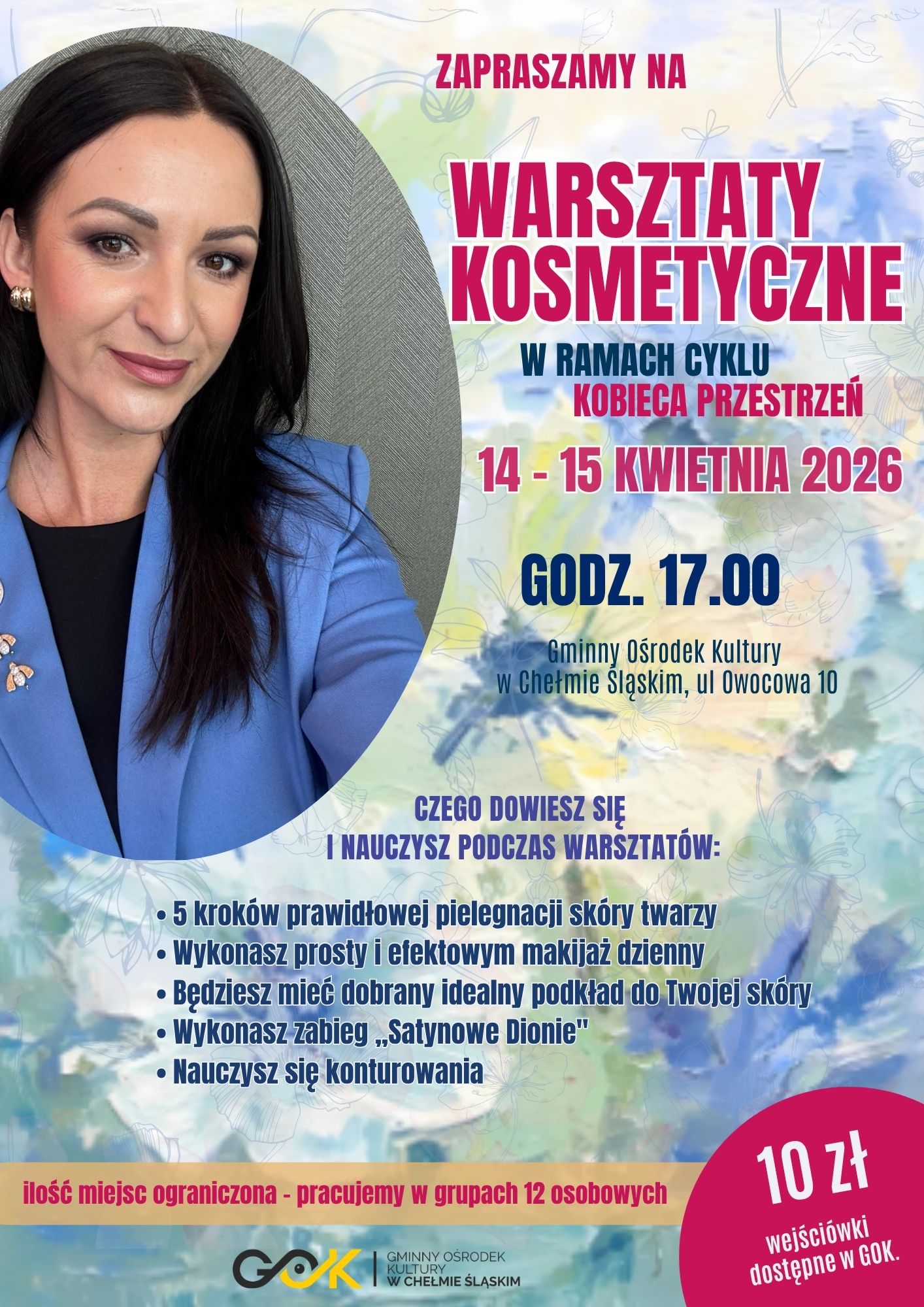 Obraz przedstawiający Kobieca Przestrzeń – warsztaty kosmetyczne