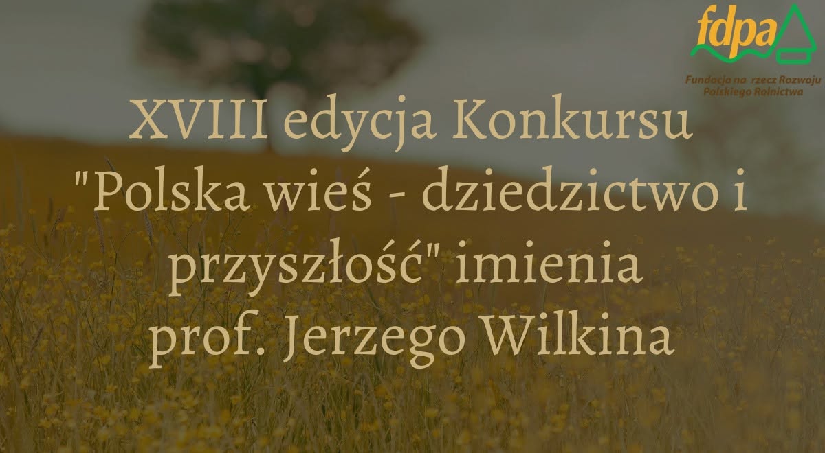 Plakat promujący konkurs 