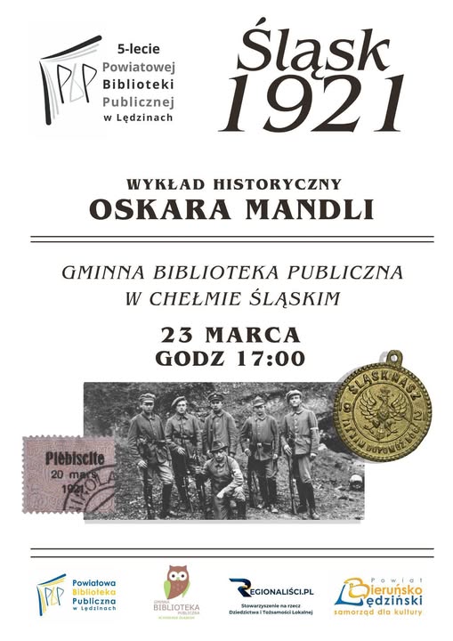 Palakt promujący wydarzenie. Na nim zdjęcie powstańców i opis wydarzenia