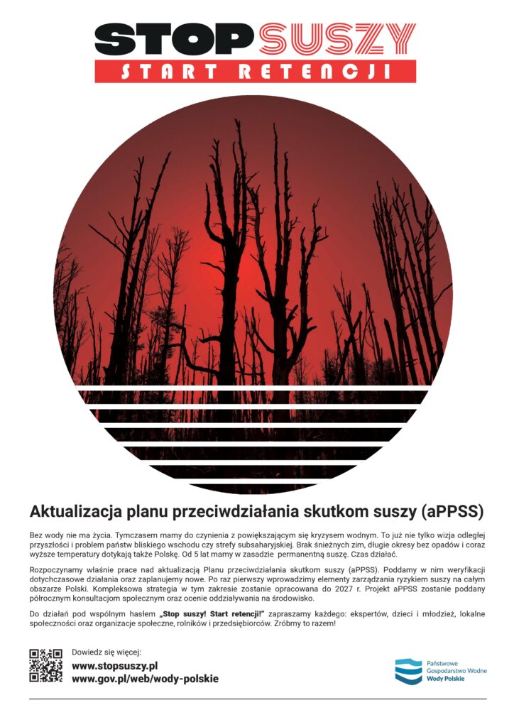 Wyschnięt krzaki na plakacie promujacym akcję. Akcja opisana w poście 