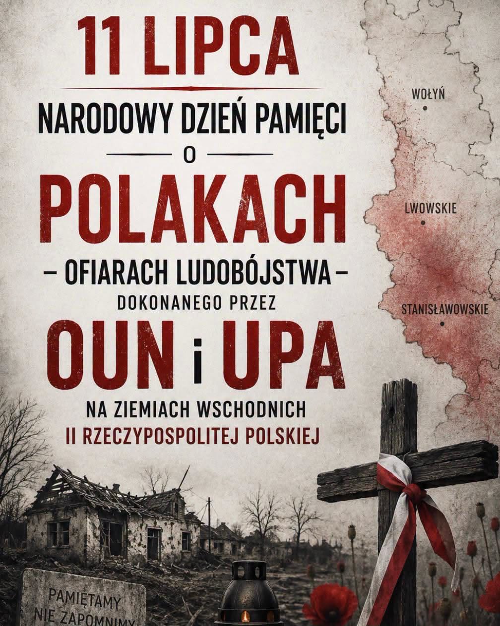 Plakat promujacy wydarzenie. Na nim min. krzyż i informacje zawarte wpoście. 