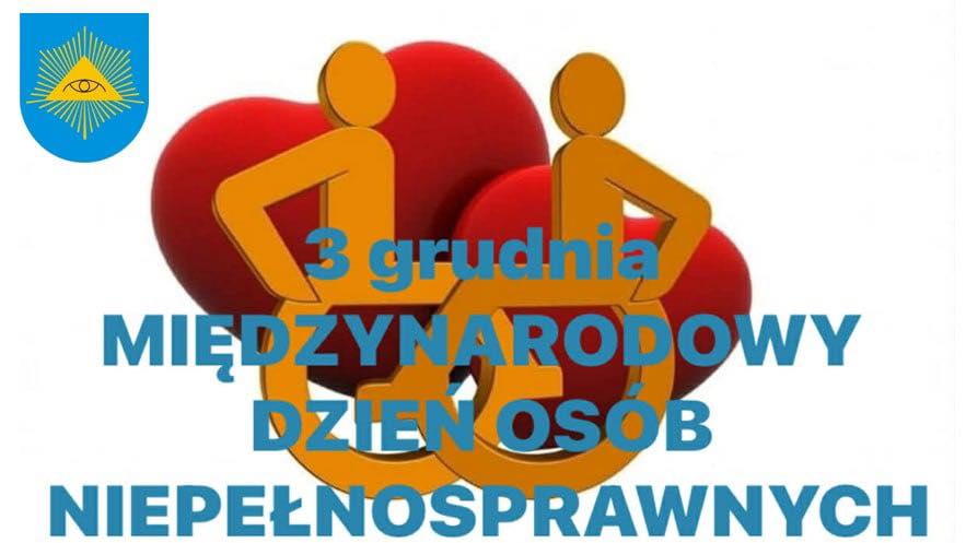 Plakat animacyjny - dwie soby siedzące na wózkach inwalidzkich a w tle dwa serca