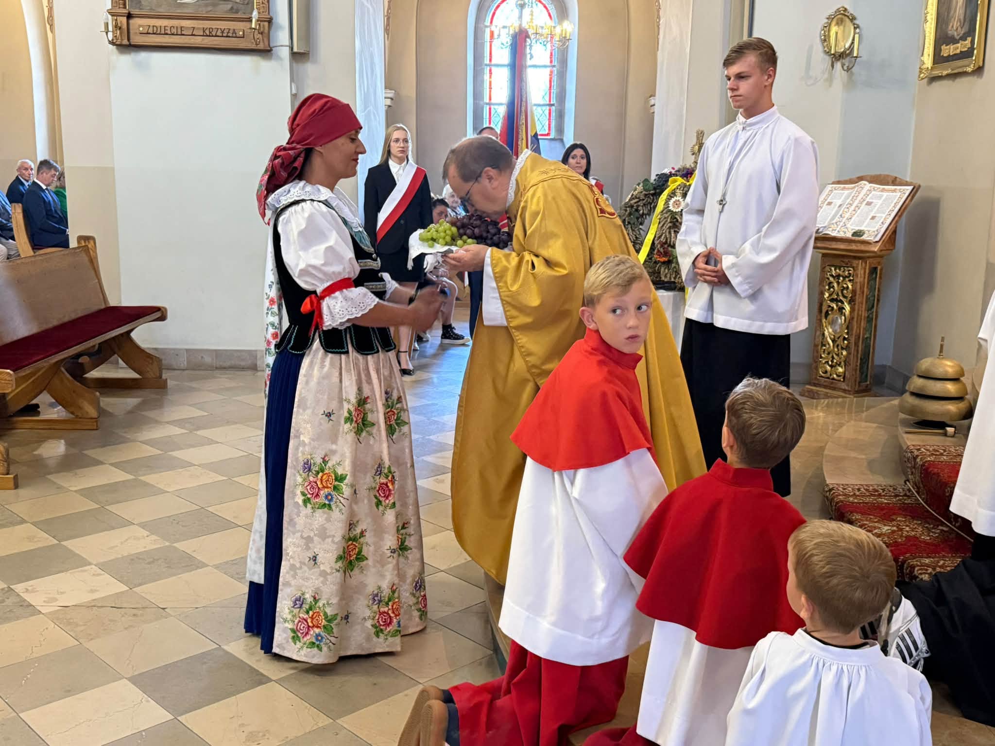 Przekazanie winogron 