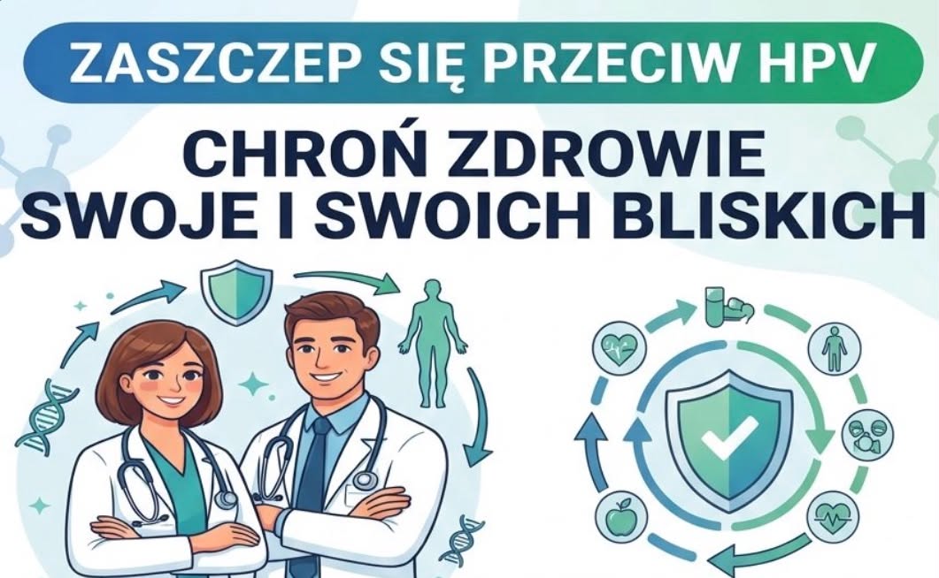 Plakat animacyjny promujący szczepienie 
