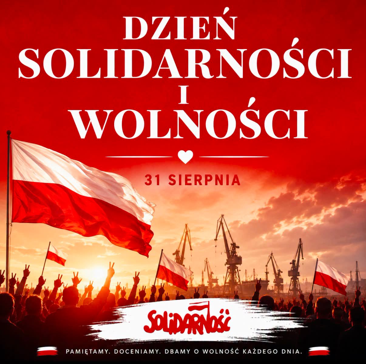 Plakat promujący wydarzenia. Na nim grafika - wspomnienie wydarzeń. 