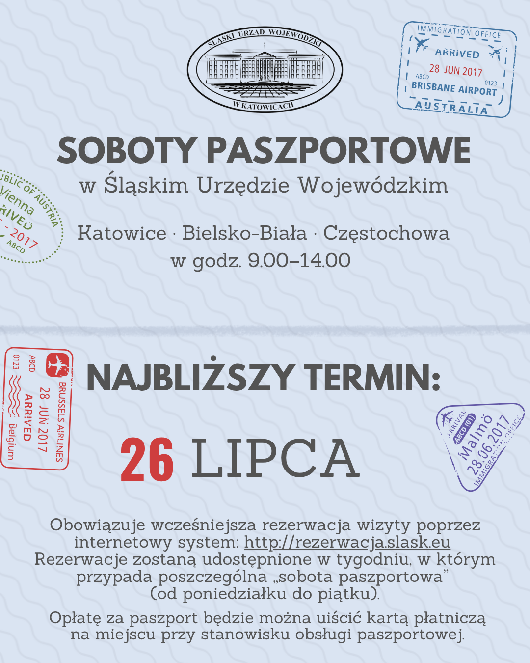 Plakat animacyjny - informujący - opis w poscie 