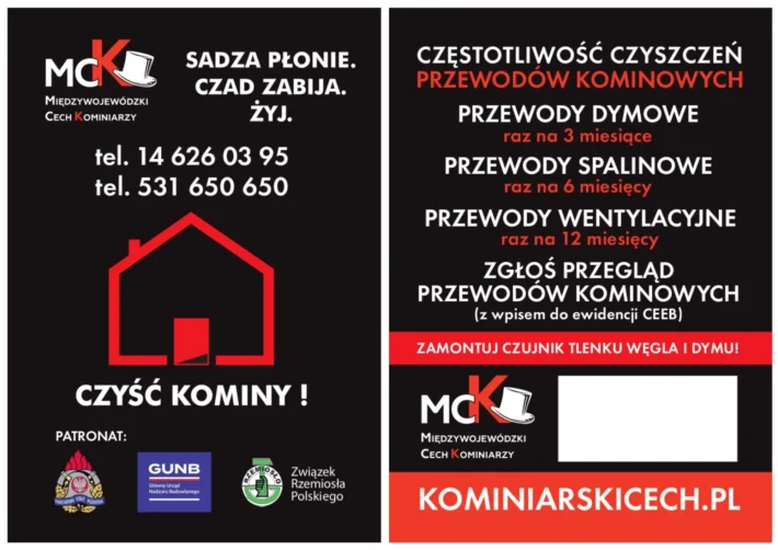 Ulotka promująca kampanię. Na zdjęciu logotypy, numery telefonó - opis w poście. 