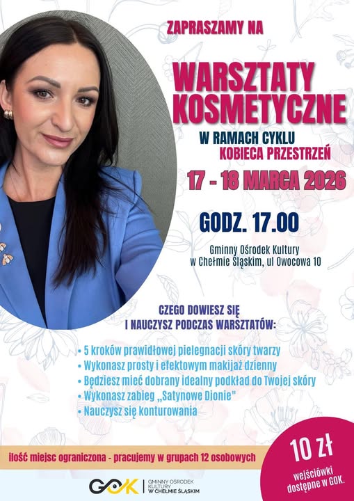 warsztaty kosmetyczne - grafik